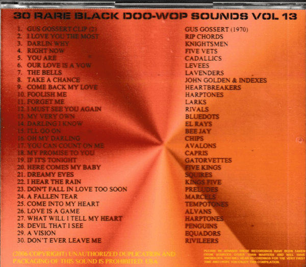 RARE BLACK SOUNDS - VOL 13 CD - BRAND NEW - Image 3
