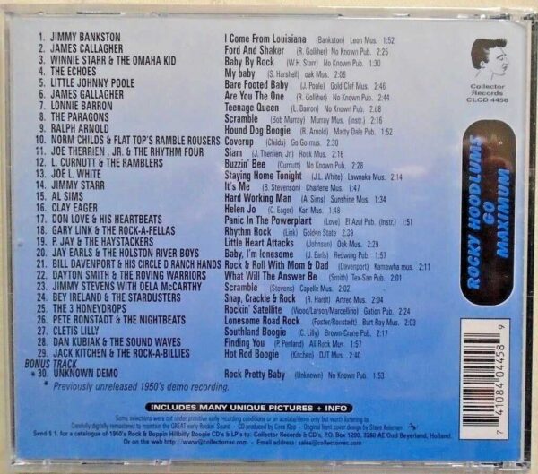 ROCKABILLY HOODLUMS - CD - Go Maximum - BRAND NEW - Image 3