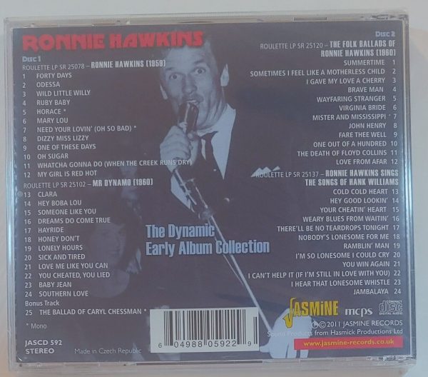 RONNIE HAWKINS - DYNAMIC EARLY ALBUM COLL   CD BRAND NEW - Image 3