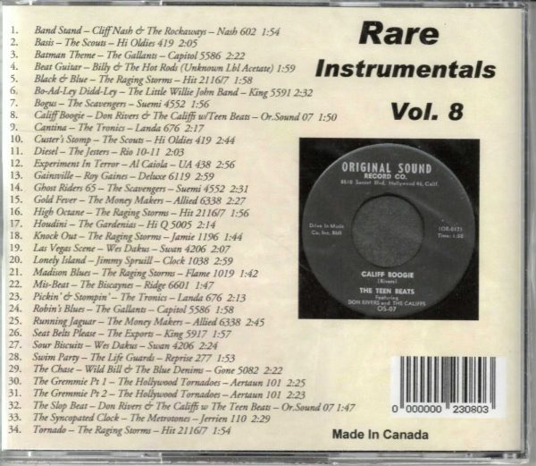 Rare Instrumentals - Vol 8 - CD - Brand New - Image 3