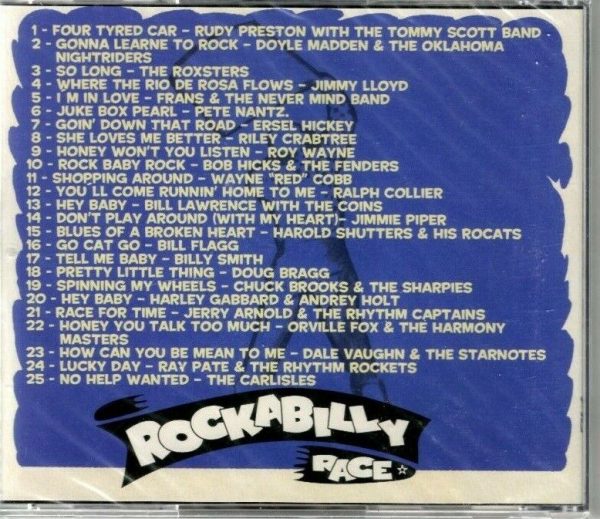 Rockabilly Race - 25 Pure Rockabilly Tracks - Vol 4 - CD - Brand New! - Image 3
