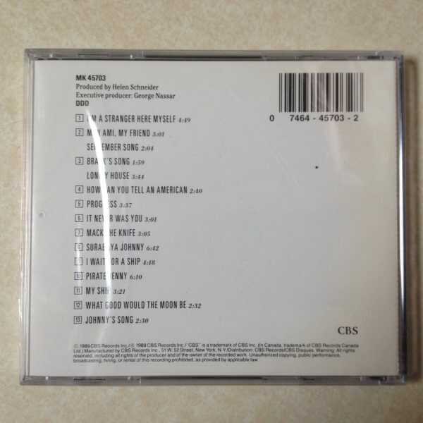 SCHNEIDER, HELEN - WALK ON THE WEILL SIDE BRAND NEW CD - Image 3