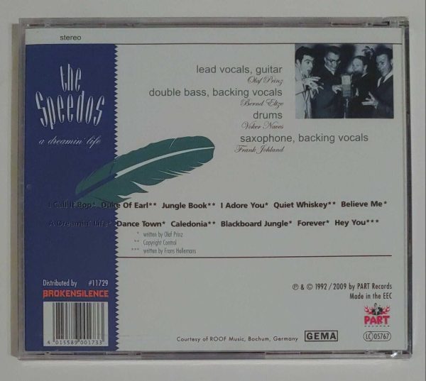 SPEEDOS - A DREAMIN LIFE   CD     BRAND NEW - Image 3