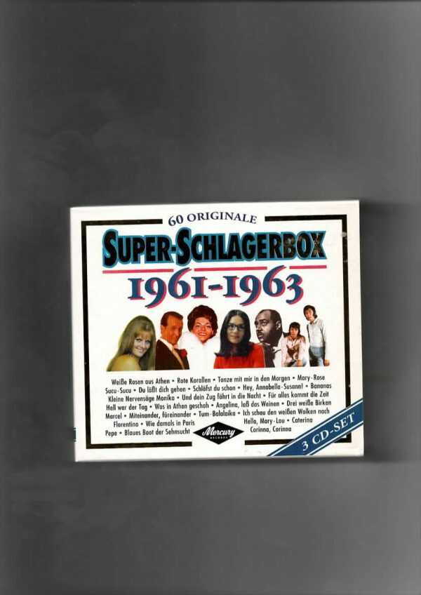 SUPER-SCHLAGERBOX 1961-1963 GERMAN MUSIC - VARIOUS ARTISTS-BRAND NEW CD