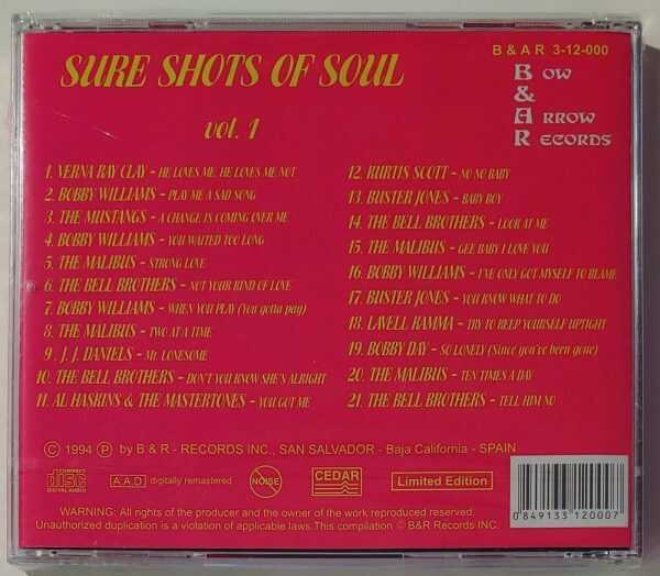 SURE SHOTS OF SOUL - VOL 2   CD     BRAND NEW - Image 3