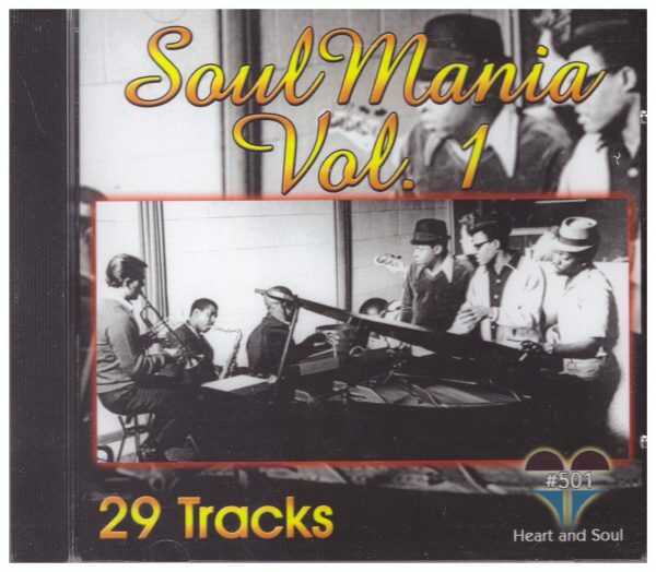 Soul Mania CD - Volume 1  Brand New     30 Soul Cuts on Heart and Soul