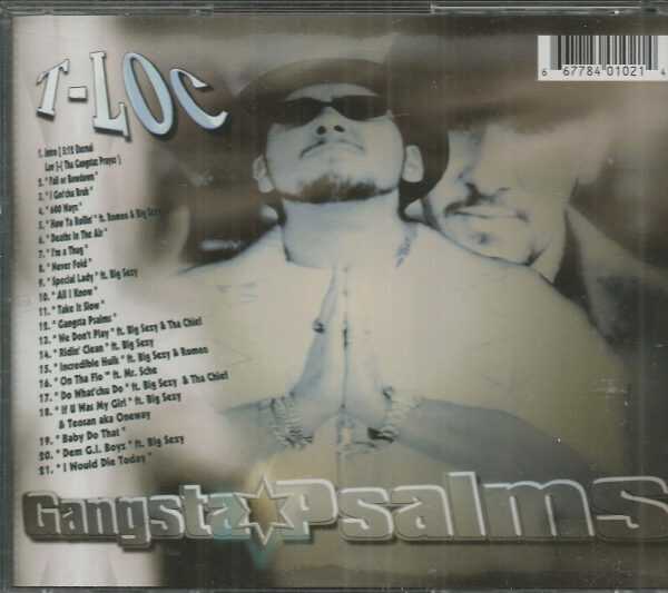 T LOCK - Gangster Psalms - LIKE NEW - CD - Image 3