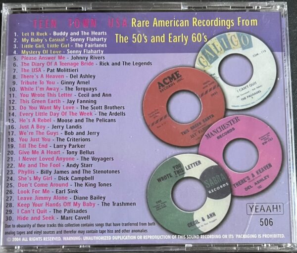 TEEN TOWN USA - VOL 6 - CD BRAND NEW - Image 3