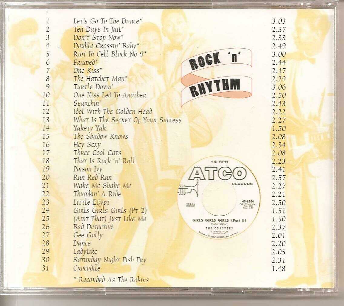 THE COASTERS - CD - Girls Girls Girls - Part 2 - BRAND NEW - Image 3