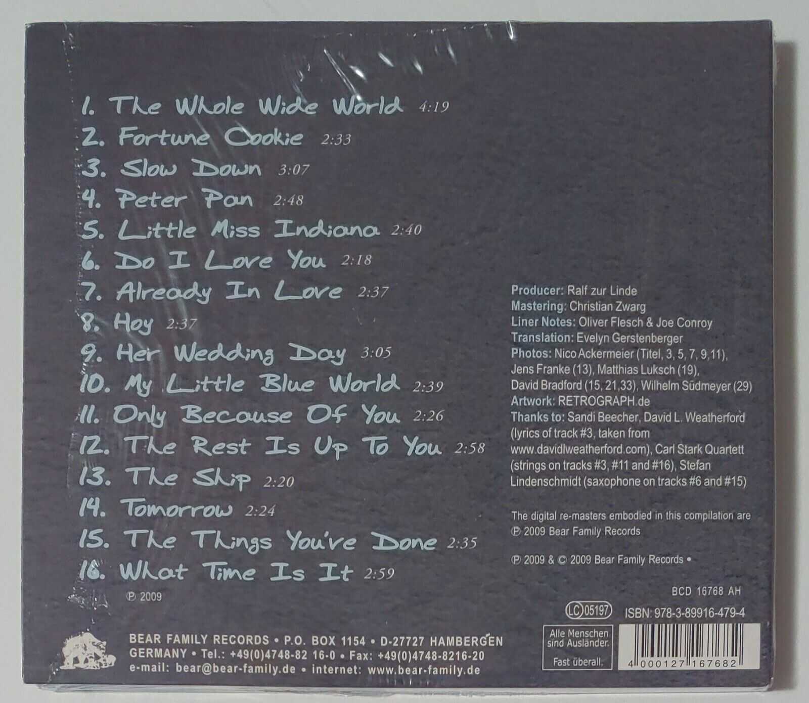 THE CRYSTALAIRS - WHOLE WIDE WORLD CD BRAND NEW - Image 3