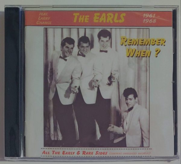 THE EARLS - REMEMBER WHEN   CD BRAND NEW
