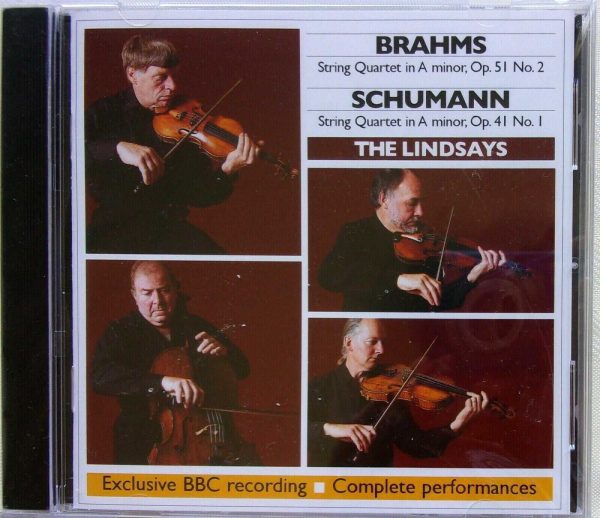 THE LINDSAYS - CD - BRAHMS/SCHUMANN String Quartets - BRAND NEW