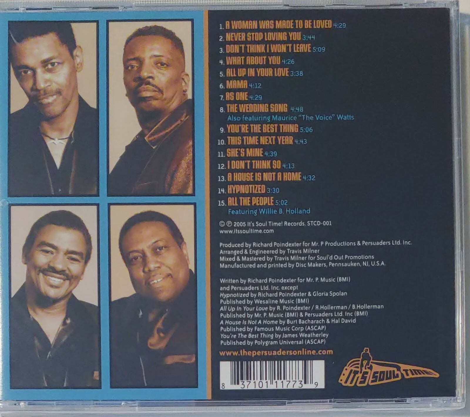 THE PERSUADERS - MADE TO BE LOVED   CD     BRAND NEW - Image 3