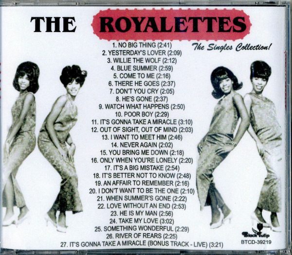 THE ROYALETTES - SINGLES COLLECTION - CD  - BRAND NEW - Image 3