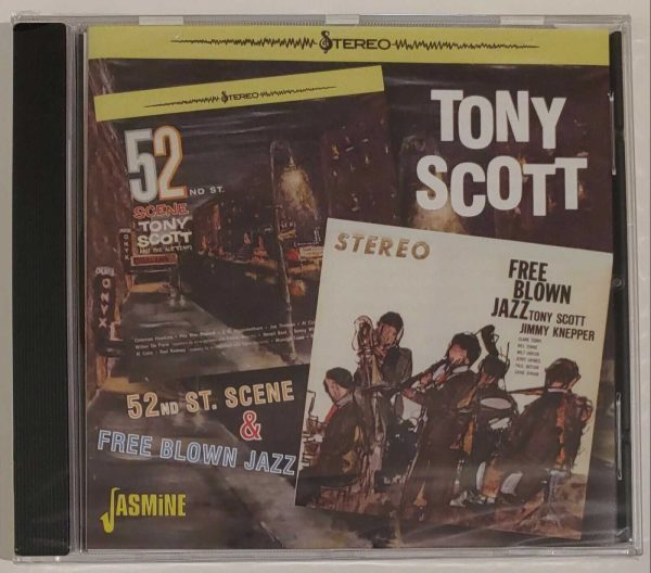 TONY SCOTT - 52ND STREET SCENE & FREE BLOWN JAZZ  CD     BRAND NEW
