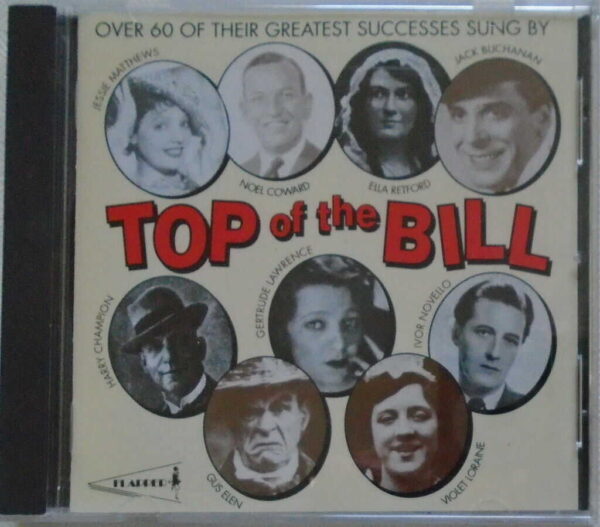 TOP OF THE BILL - Various Artists - LIKE NEW - CD