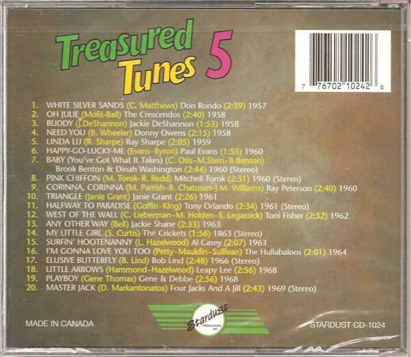 TREASURED TUNES 5 - 20 Tracks - BRAND NEW - CD - Image 3