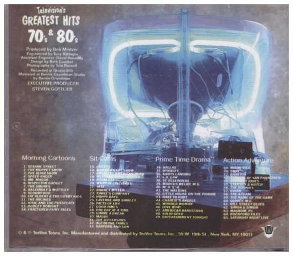Television's Greatest Hits Vol. 3  (70's & 80's)  Various Artists CD   BRAND NEW - Image 3