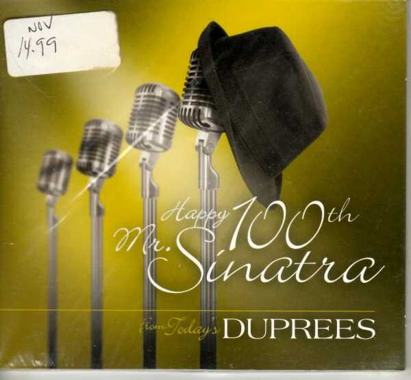 The Duprees - Happy 100th Mr. Sinatra - CD - Brand New