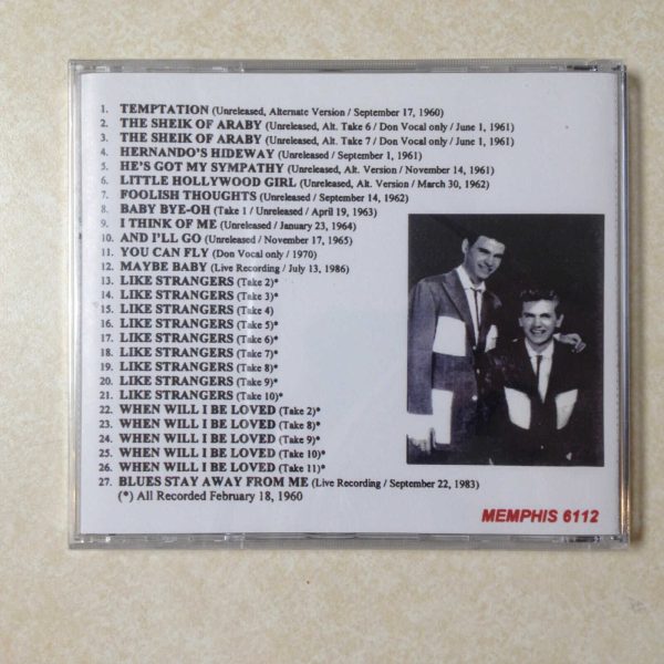 The Everly Brothers - Like Strangers - BRAND NEW CD - Image 3