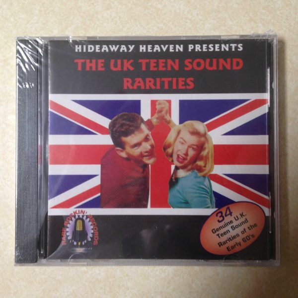 U.K. TEEN SOUND RARITIES -  BRAND NEW CD   34 TRACKS  RARE ROCKIN RECORDS LABEL