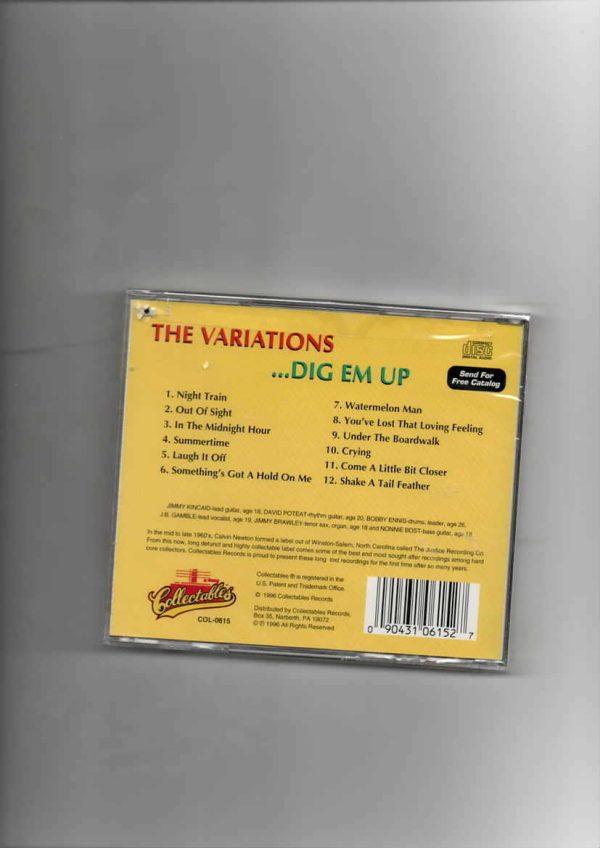 VARIATIONS - DIG EM UP!-BRAND NEW CD - Image 3