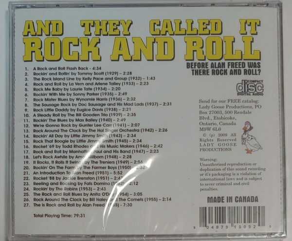 AND THEY CALLED IT ROCK AND ROLL   CD     BRAND NEW - Image 3