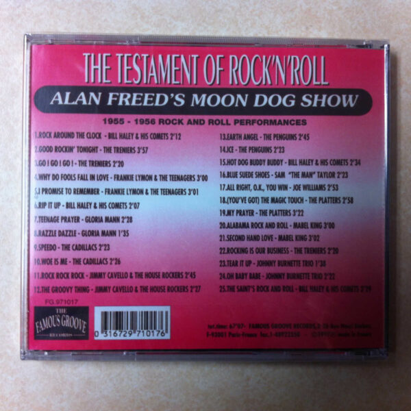 Alan Freed's Moon Dog Show CD -Vol. 1  Brand New  25 Tracks on Famous Groove - Image 3