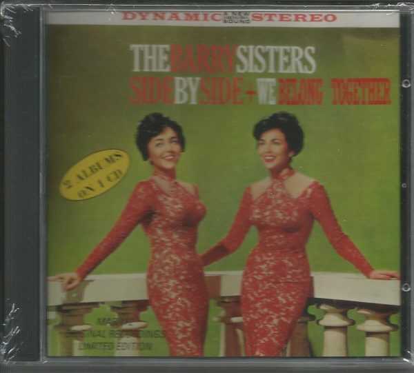 BARRY SISTERS - Side By Side - We Belong Together - CD - LIKE NEW CONDITION