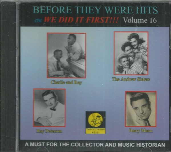 BEFORE THEY WERE HITS CD - VOL 16     BRAND NEW