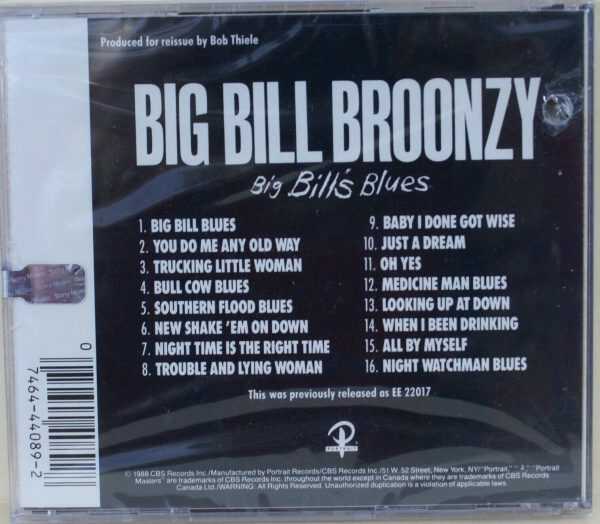 BIG BILL BROONZY - BIG BILL'S BLUES - CD  - BRAND NEW - Image 3