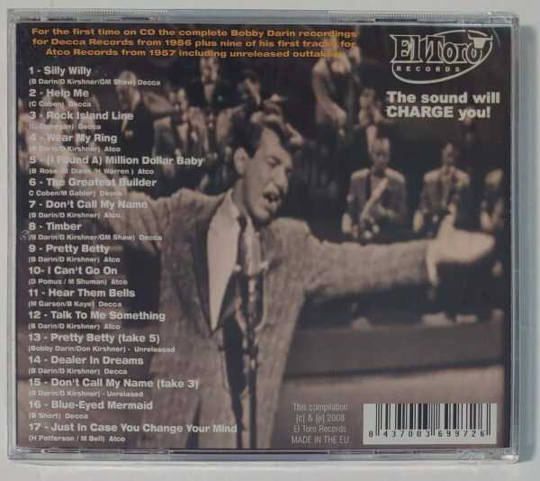 BOBBY DARIN - EARLY   CD  BRANDNEW - Image 3