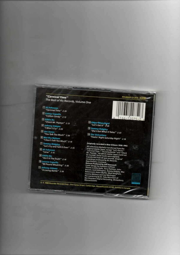CARNIVAL TIME - BRAND NEW CD   (RIC RECORDS - BEST OF VOL 1) - Image 3