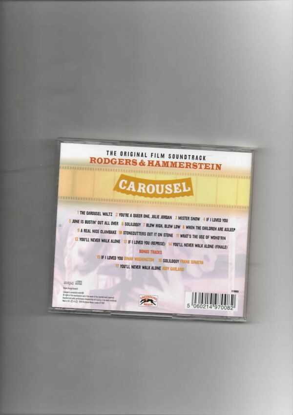 CAROUSEL - ORIGINAL FILM SOUNDTRACK- CD - Image 4