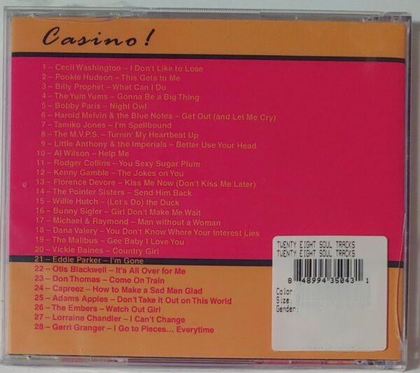 CASINO - (28 NORTHERN SOUL TRACKS)   CD   BRAND NEW - Image 3