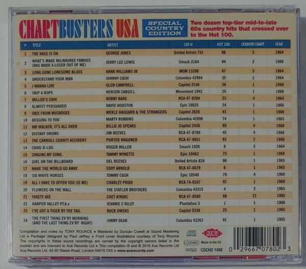 CHARTBUSTERS USA - SPECIAL COUNTRY EDITION   CD  BRAND NEW - Image 3