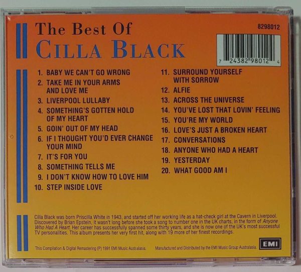 CILLA BLACK - BEST OF   CD     BRAND NEW - Image 3