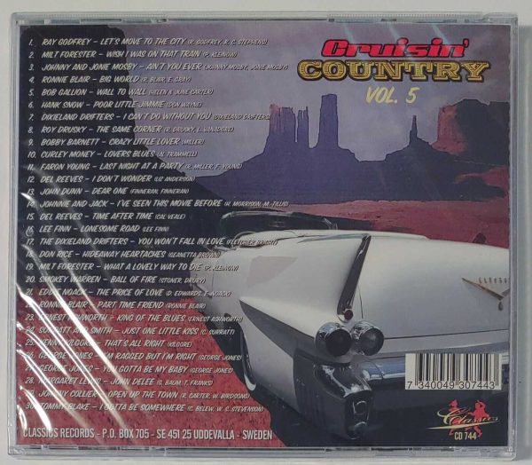 CRUISIN COUNTRY - VOL 5   CD   BRAND NEW - Image 3