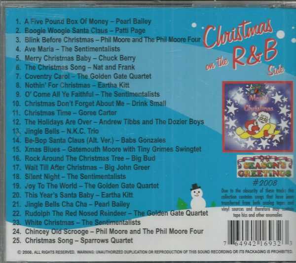 Christmas on the R&B Side CD   Brand New   25 Great Christmas Sounds - Image 3