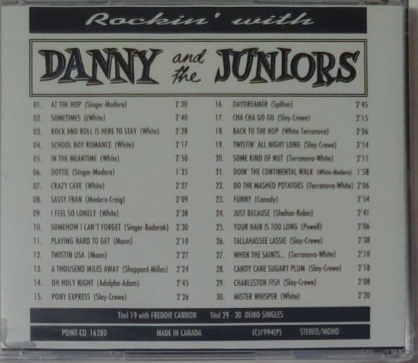 DANNY AND THE JUNIORS - ROCKIN WITH   CD     BRAND NEW - Image 3