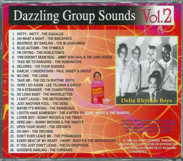 DAZZLING GROUP SOUNDS  - CD - Vol. 2 - BRAND NEW - Image 3