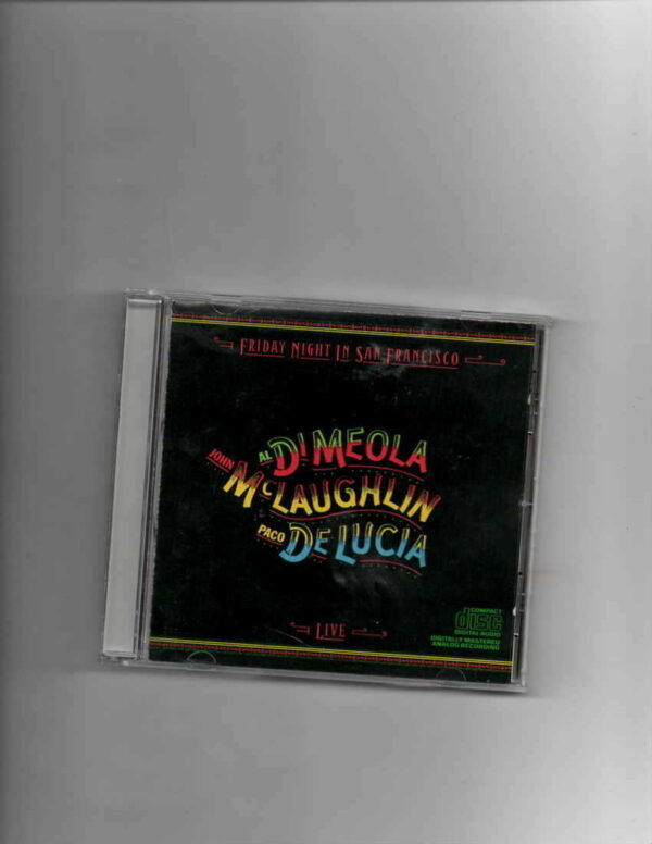 DI MEOLA MCLAUGHLIN, DE LUCIA - FRIDAY NIGHT IN SAN FRAN-CD