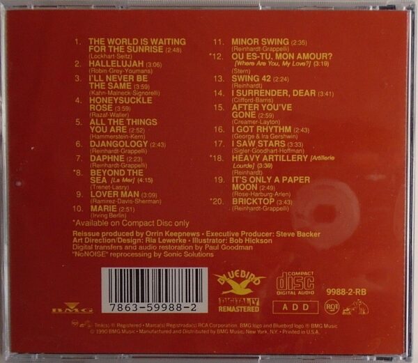 DJANGO REINHARDT - CD - Djangology 49  - BRAND NEW - Image 3