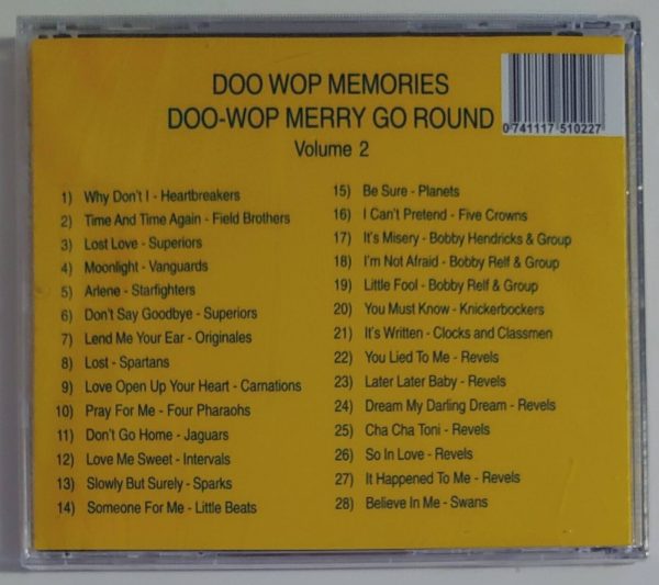 DOO WOP MEMORIES - VOL 2 DOO WOP MERRY GO ROUND   CD BRAND NEW - Image 3