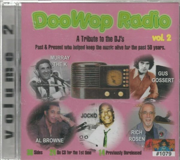 DOO WOP RADIO CD  - Volume 2    Brand New    30 Tracks on Crystal Ball