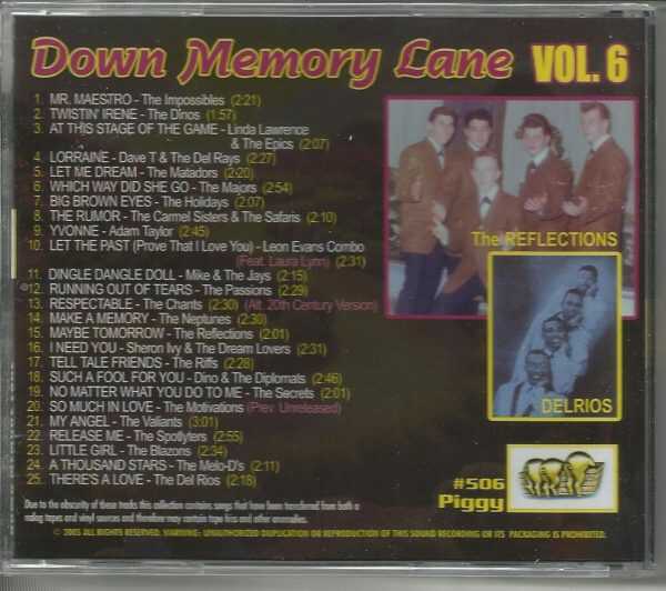 DOWN MEMORY LANE- CD - Vol. 6 - BRAND NEW - Image 3