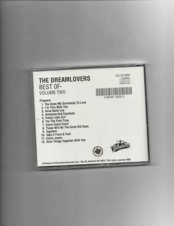 DREAMLOVERS - BEST OF  VOL TWO-CD - Image 3