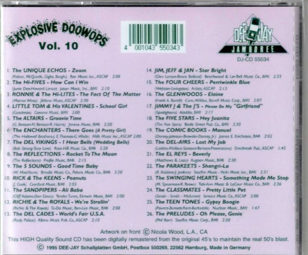 Explosive Doo Wops 10 / Various by Various Artists - CD - Image 3