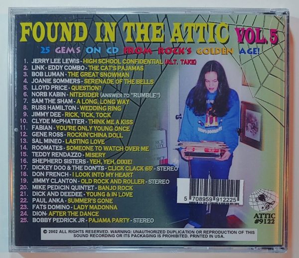 FOUND IN THE ATTIC - VOL 5  CD BRAND NEW - Image 3
