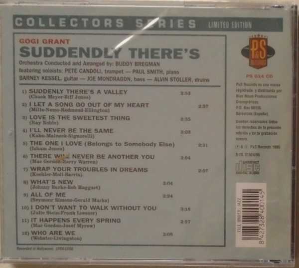 GOGI GRANT - CD - Suddenly There's - BRAND NEW - Image 3